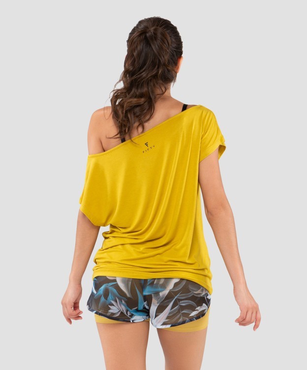 Женская футболка Ease Off mustard FA-WT-0202-MSD, горчичный (756488) Женская футболка Ease Off mustard FA-WT-0202-MSD, горчичный (756488)