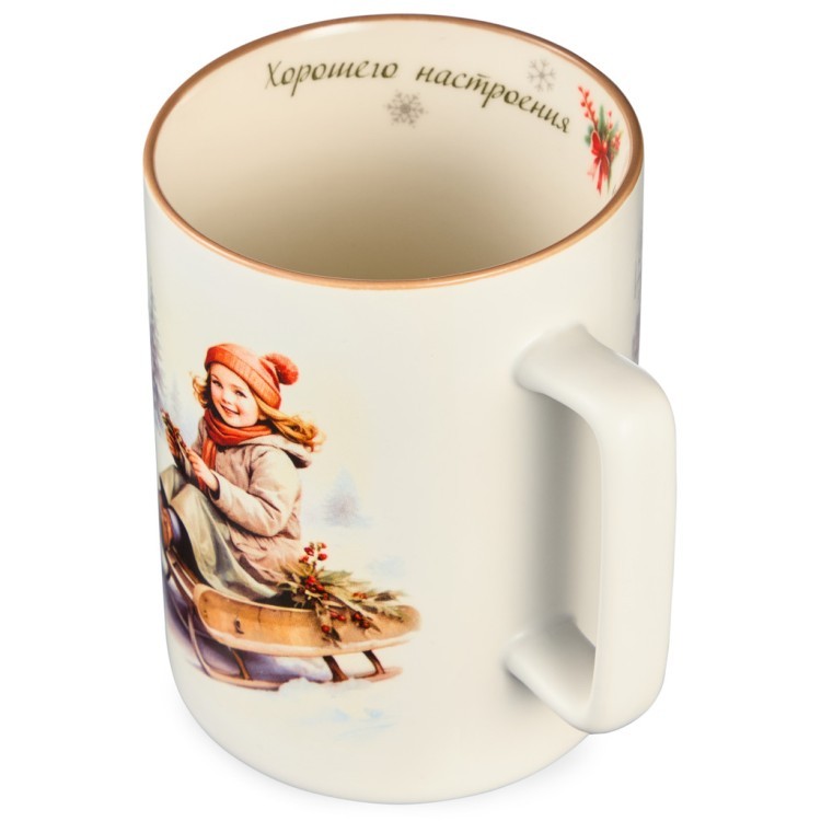 Кружка lefard "хорошего настроения на целый год" 400мл Lefard (260-1069)