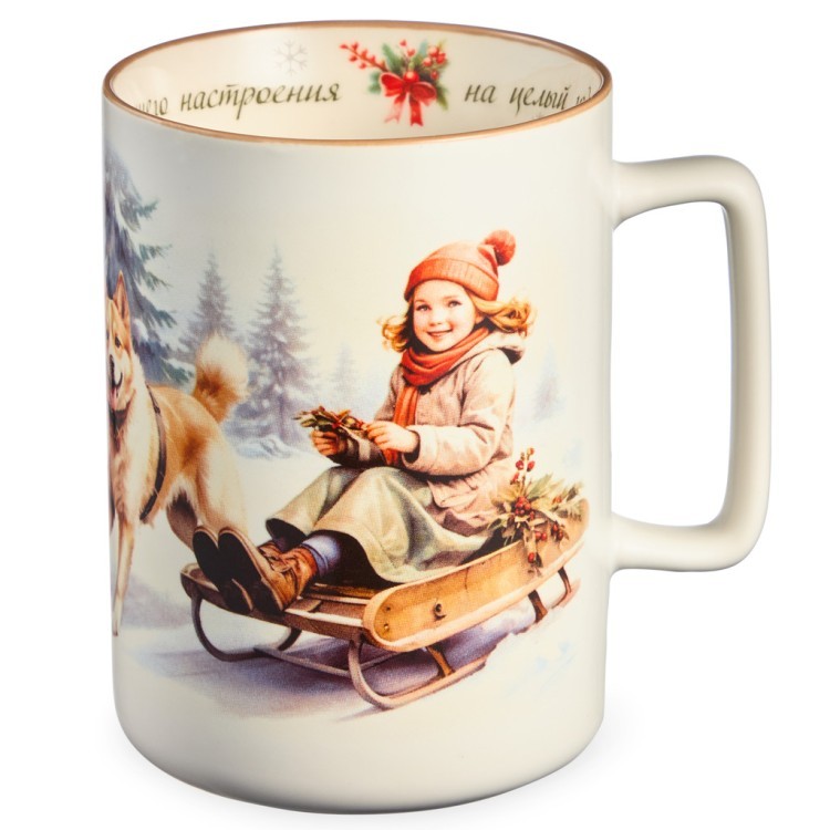 Кружка lefard "хорошего настроения на целый год" 400мл Lefard (260-1069)