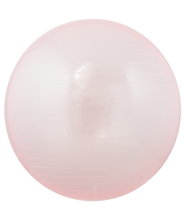 Мяч гимнастический GB-105 75 см, прозрачный, розовый (136444)