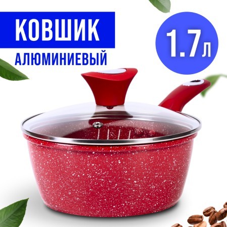 Ковш алюм 1,7л 18см с.кр МРАМОР/КРОШКА (28344) Ковш алюм 1,7л 18см с.кр МРАМОР/КРОШКА (28344)