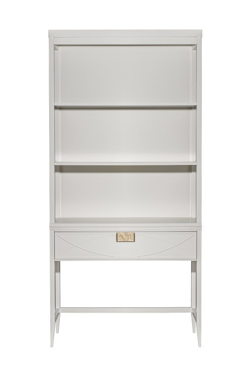 Шкаф-витрина открытый бежевый 100*128*40см (TT-00015932)