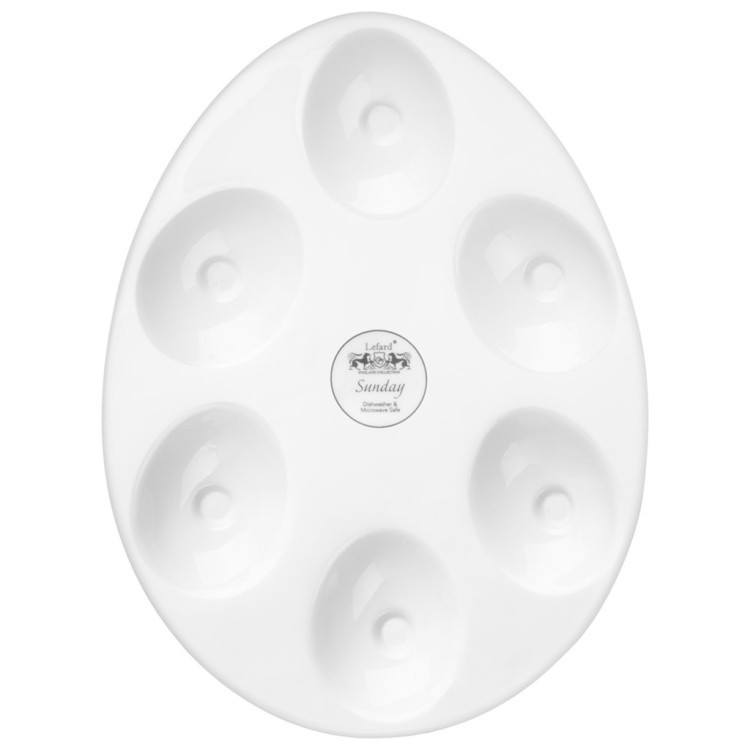 Блюдо для 6 яиц lefard "sunday" 25,5*20*2 см Lefard (358-2383)