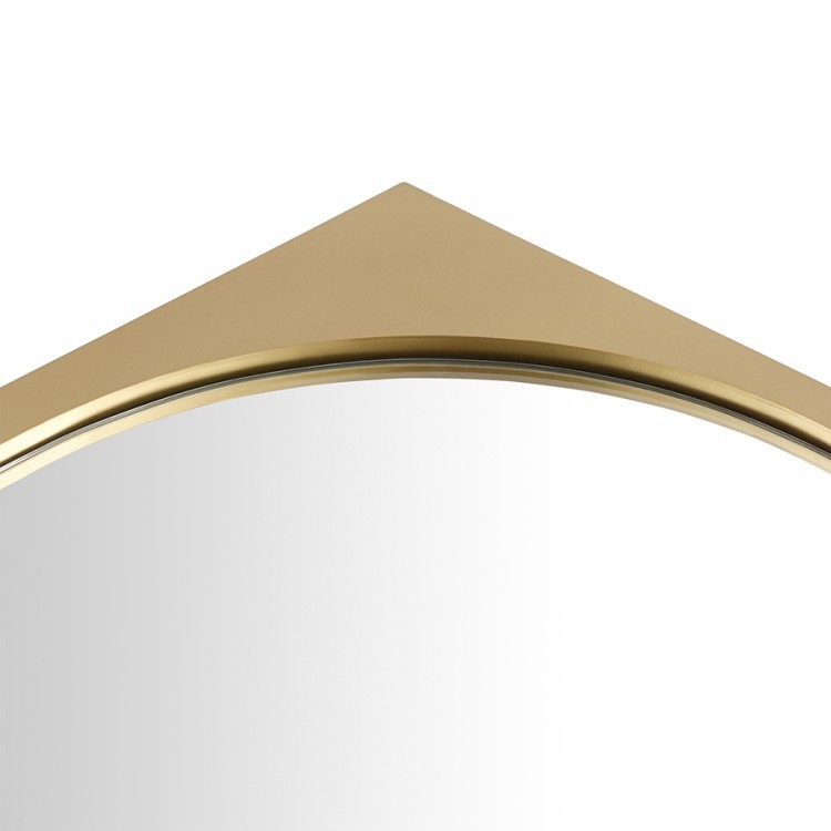 Зеркало настенное halver, 79,5х51,8 см, золотое (78196)