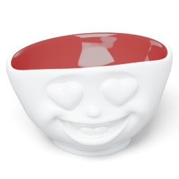 Чаша heartful, 500 мл, белая/красная (80245)