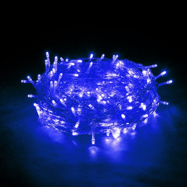 Уличная светодиодная гирлянда (синий свет) Vegas Нить 48 LED, 5 м, 24V 55002 (64395) Уличная светодиодная гирлянда (синий свет) Vegas Нить 48 LED, 5 м, 24V 55002 (64395)