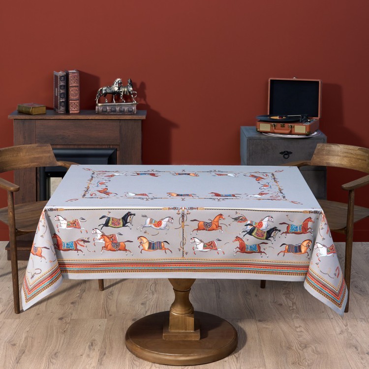 Скатерть "passage" 140х180см ,серый, 100% хлопок,твил c пропиткой Lefard (850-761-2)