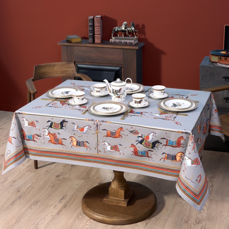 Скатерть "passage" 140х180см ,серый, 100% хлопок,твил c пропиткой Lefard (850-761-2)