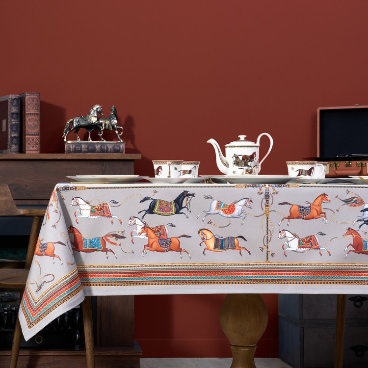 Скатерть "passage" 140х180см ,серый, 100% хлопок,твил c пропиткой Lefard (850-761-2)