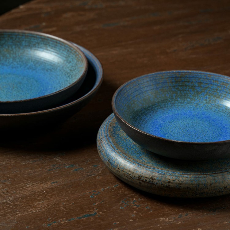 Чаша E753-P-10113/23, керамика, Blue/Grey, ROOMERS TABLEWARE Чаша E753-P-10113/23, керамика, Blue/Grey, ROOMERS TABLEWARE