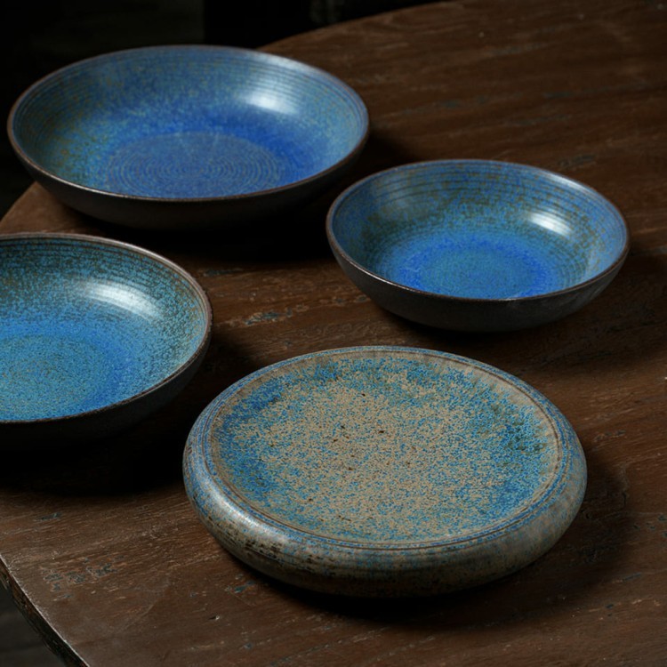 Чаша E753-P-10113/23, керамика, Blue/Grey, ROOMERS TABLEWARE Чаша E753-P-10113/23, керамика, Blue/Grey, ROOMERS TABLEWARE