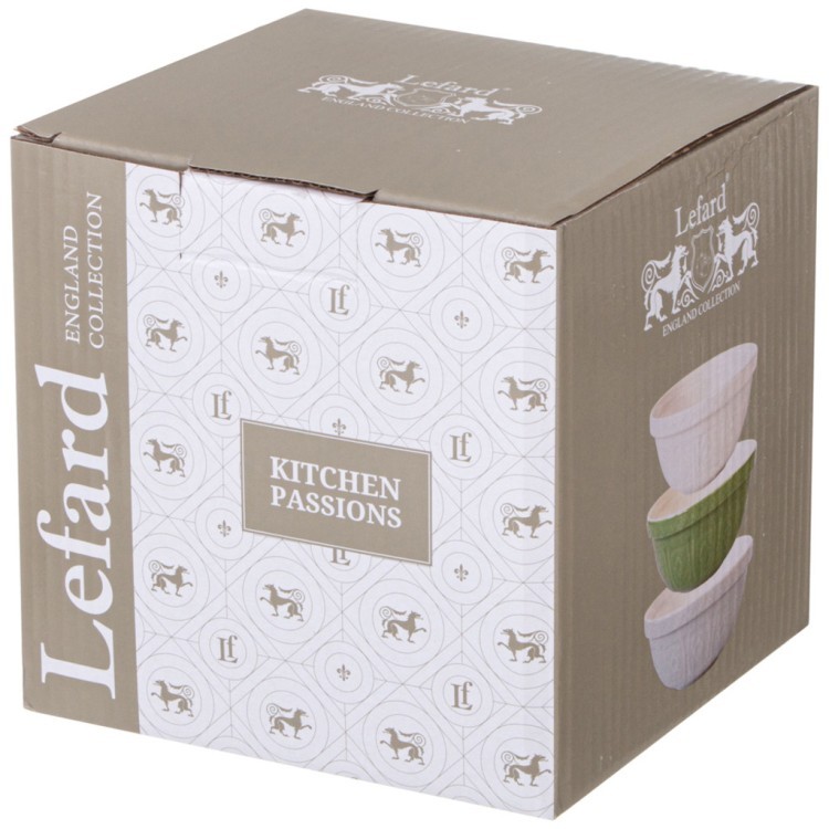 Набор салатников lefard "kitchen passion" 3 шт 14 см Lefard (424-077)
