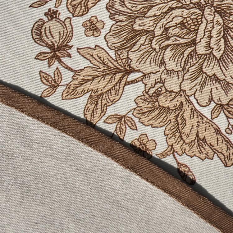 Скатерть круглая "rich garden" 190 см,белый ,100% хлопок ,твил с пропиткой Lefard (850-754-23)