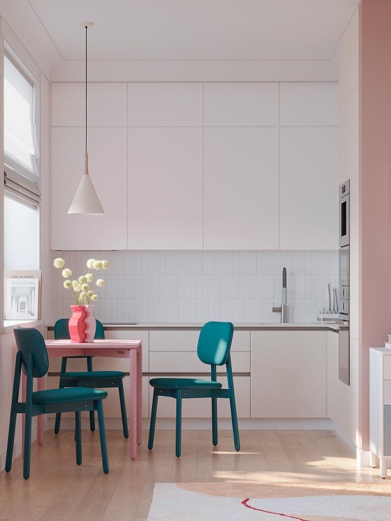 Набор из 2-х ваз love puzzle, 25 см, красная/розовая (79168)