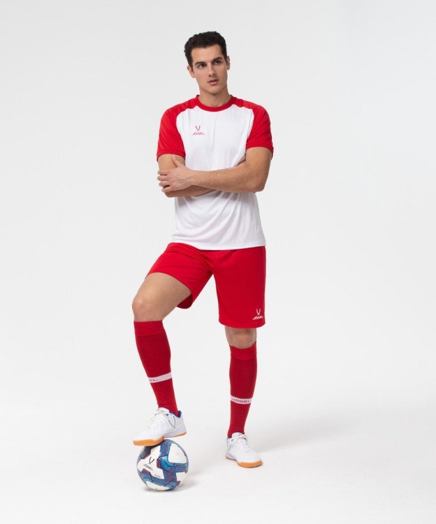 Шорты игровые JOGEL CAMP Classic Shorts, красный/белый (702476)
