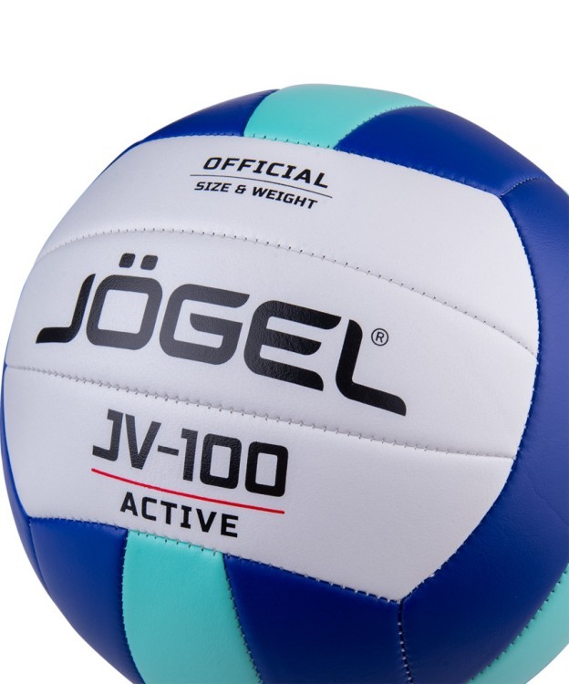 Мяч волейбольный JV-100, синий/мятный (1522440) Мяч волейбольный JV-100, синий/мятный (1522440)
