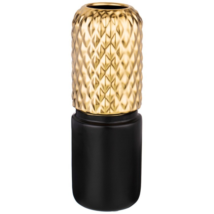 Ваза декоративная   коллекция "black and gold" 13*13*37 см Lefard (699-297)