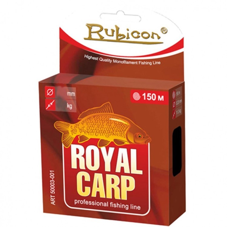Леска Rubicon Royal Carp 0,28мм 150м Brown 402150-028 (76013)