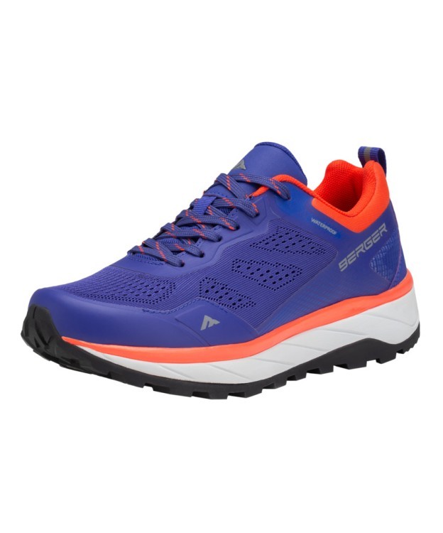 БЕЗ УПАКОВКИ Кроссовки Berger Trail Waterproof, синий/красный, женский, р. 36 (2118382) БЕЗ УПАКОВКИ Кроссовки Berger Trail Waterproof, синий/красный, женский, р. 36 (2118382)