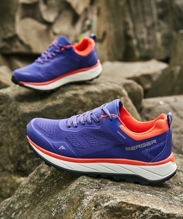 БЕЗ УПАКОВКИ Кроссовки Berger Trail Waterproof, синий/красный, женский, р. 36 (2118382) БЕЗ УПАКОВКИ Кроссовки Berger Trail Waterproof, синий/красный, женский, р. 36 (2118382)