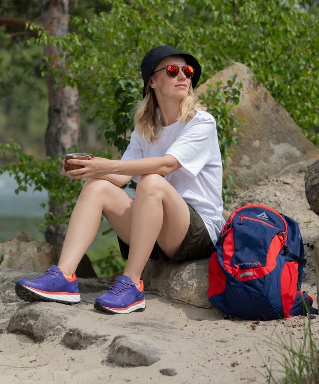 БЕЗ УПАКОВКИ Кроссовки Berger Trail Waterproof, синий/красный, женский, р. 36 (2118382) БЕЗ УПАКОВКИ Кроссовки Berger Trail Waterproof, синий/красный, женский, р. 36 (2118382)