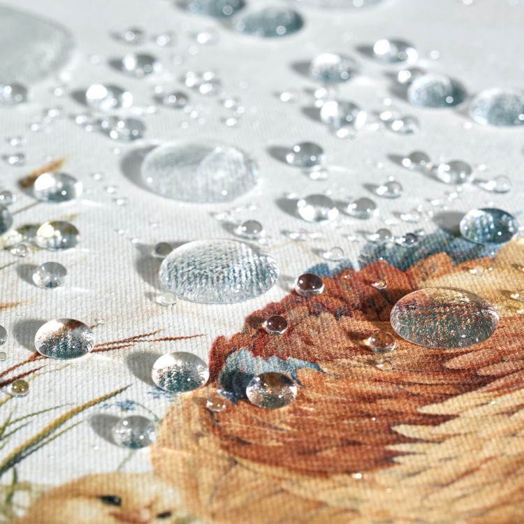 Скатерть "золотая курочка" 160х220см, 100% хлопок, твил с пропиткой Lefard (850-767-21)