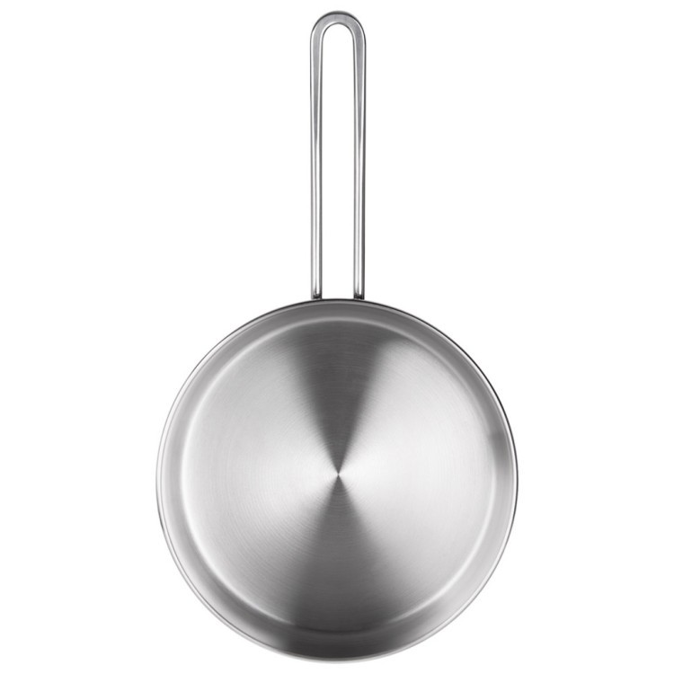 Сковорода agness professional 26*6 см, 3,1 л высококачественная нерж сталь 18/10 индукционное дно Agness (914-319)