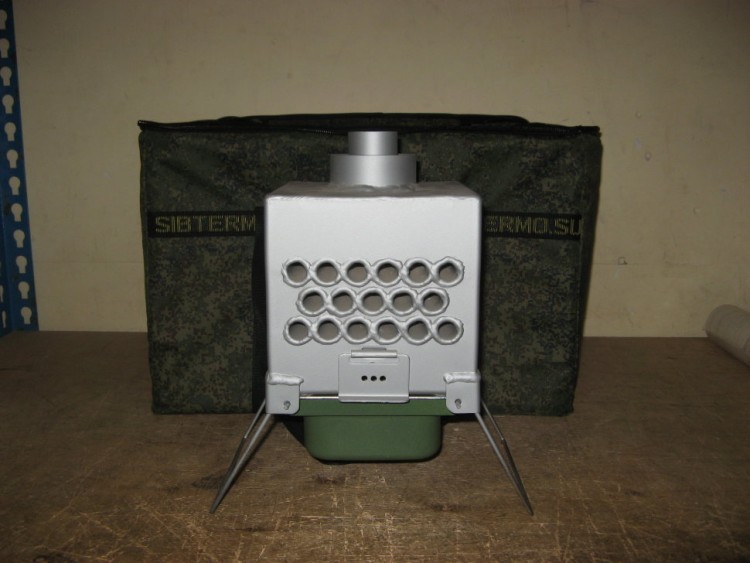 Теплообменник в палатку Сибтермо СТ-2,3 + горелка, сумка. К-т 03 (54946)