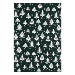 Плед вязаный с новогодним рисунком Морозный Лес
из коллекции new year essential,130х180 см (80856)