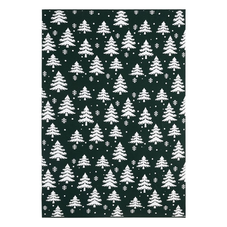 Плед вязаный с новогодним рисунком Морозный Лес
из коллекции new year essential,130х180 см (80856)