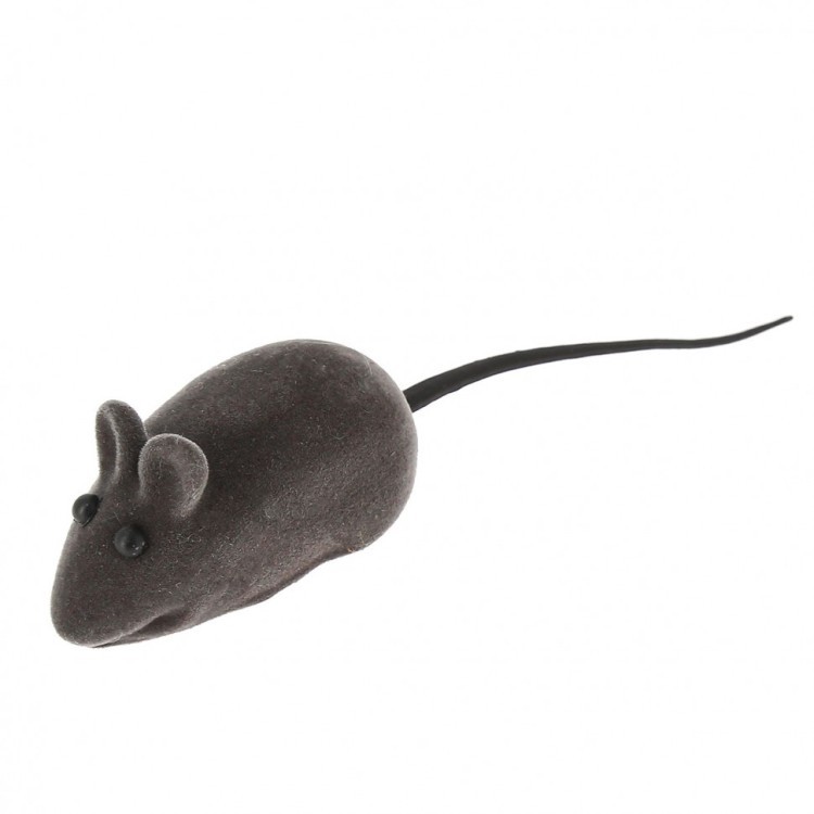 Игрушка для кошки Каскад Мышь с пищалкой 6,5 см (83354)