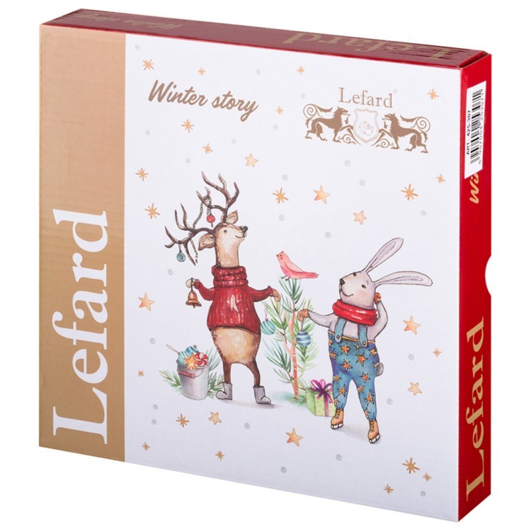 Набор тарелок закусочных lefard "winter story" 2 шт. 20,5 см (425-307) 
