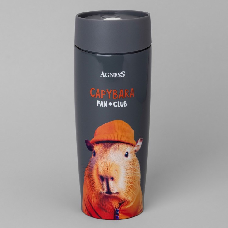 Термокружка agness "capybara" 360мл Agness (709-112)