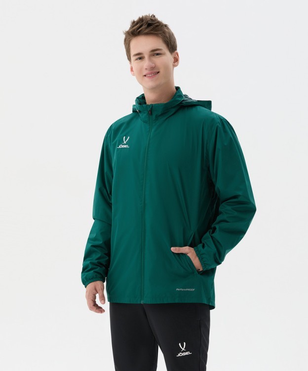 Куртка ветрозащитная JOGEL DIVISION PerFormPROOF Shower Jacket, темно-зеленый (2120500)