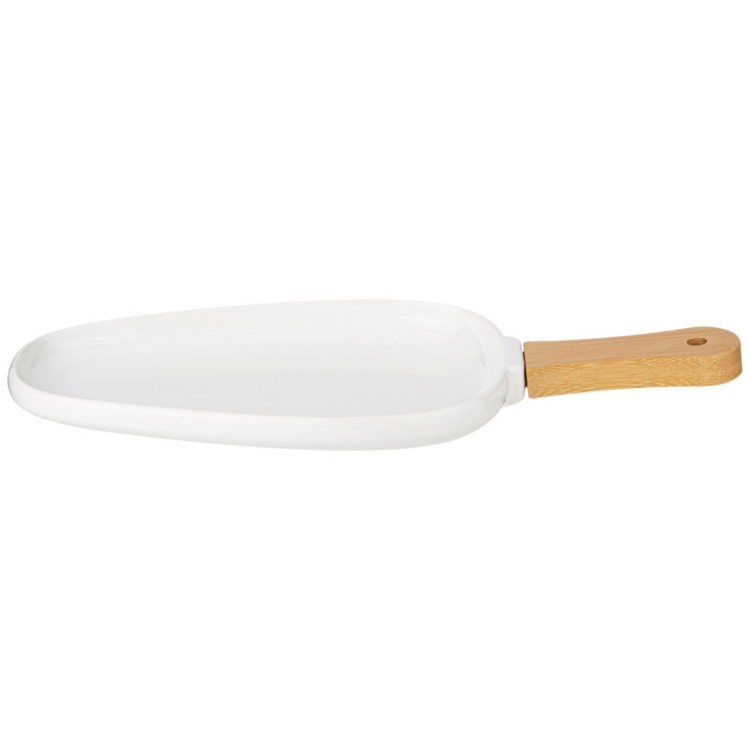 Тарелка lefard "native" с дерев. ручкой овальная 33,5*14,5*2,4 см Lefard (761-086)