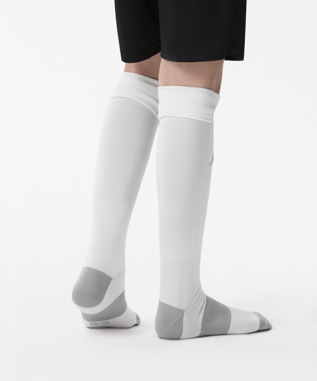 Гетры футбольные JOGEL CAMP BASIC SOCKS 00, белый/серый/серый (2129125)