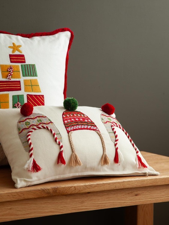 Чехол на подушку cozy knits из коллекции new year essential, 30х45 см (79785)