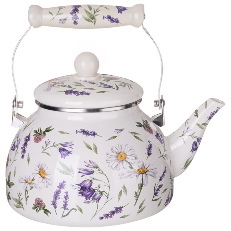 Чайник agness эмалированный серия "flower story", 2,6 л Agness (943-093)