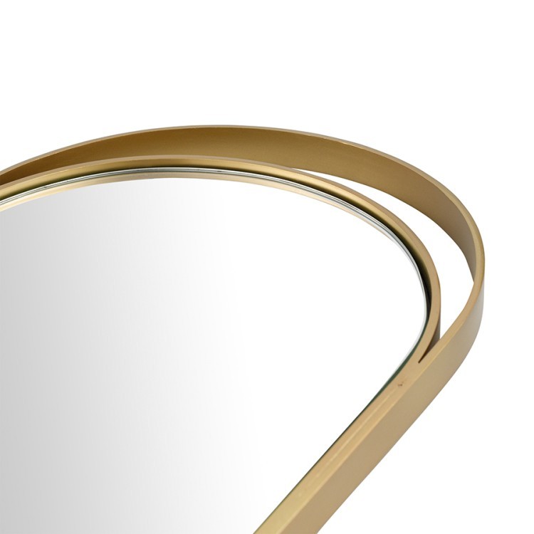 Зеркало настенное nomh, 31х61 см, золотое (78198)