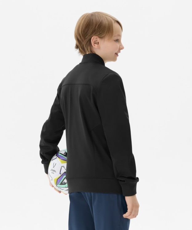 Олимпийка JOGEL DIVISION PerFormDRY Pre-match Knit Jacket, черный, детский (1950003)