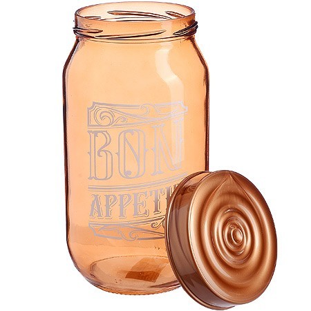 Банка для сыпучих 1 л.бронзаMB (80757) Банка для сыпучих 1 л.бронзаMB (80757)