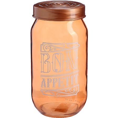 Банка для сыпучих 1 л.бронзаMB (80757) Банка для сыпучих 1 л.бронзаMB (80757)