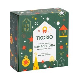 Ёлочная игрушка Символ года белоснежного цвета из коллекции new year essential (80992)