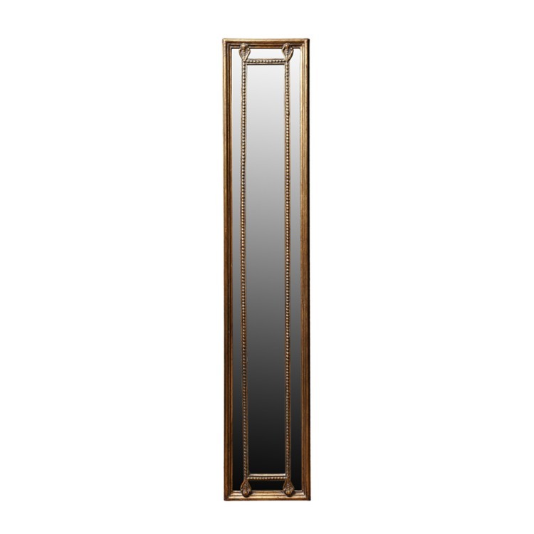 Зеркало MirrorMR17, Массив дерева, brass/brown, ROOMERS FURNITURE
