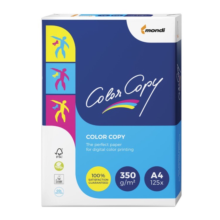 Бумага для цветной лазерной печати Color Copy А4, 350 г/м2, 125 листов (65340)