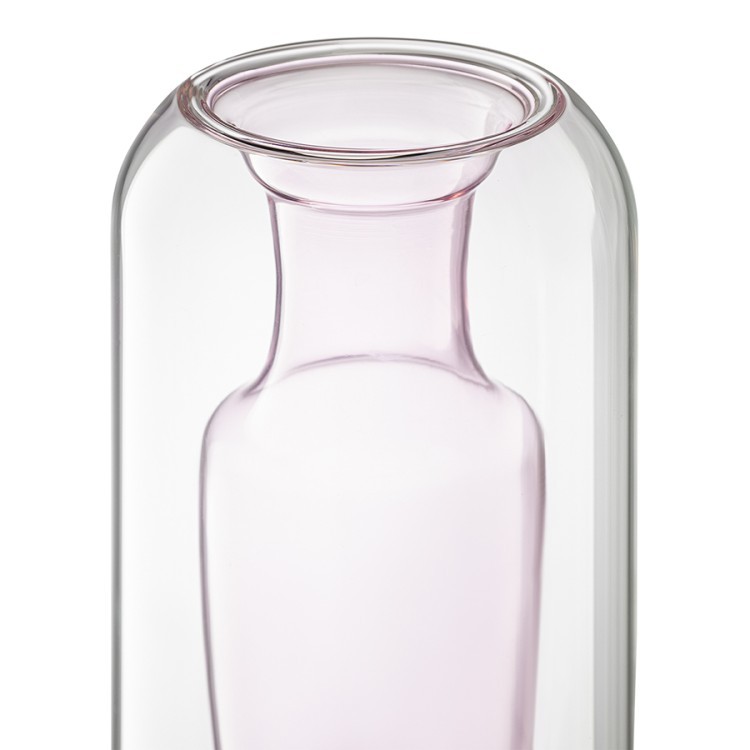 Ваза muse, 25 см, нежно-розовая (78695)