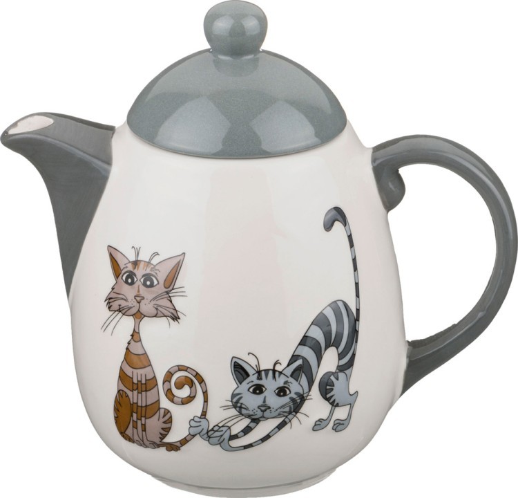 Заварочный чайник "озорные коты" 1000 мл 19*12*18 см Lefard (188-107)