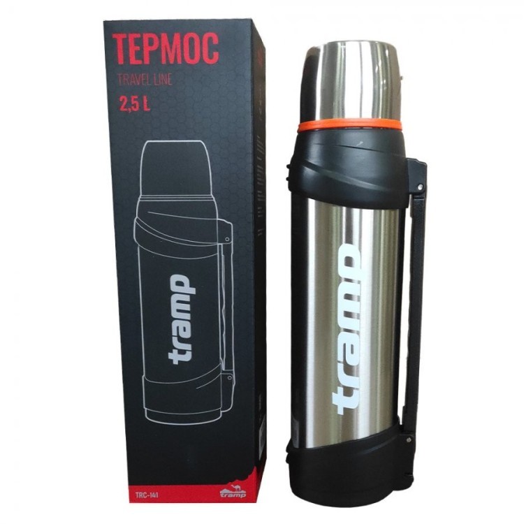 Термос Tramp Travel-2500 металлик TRC-141 (88101)