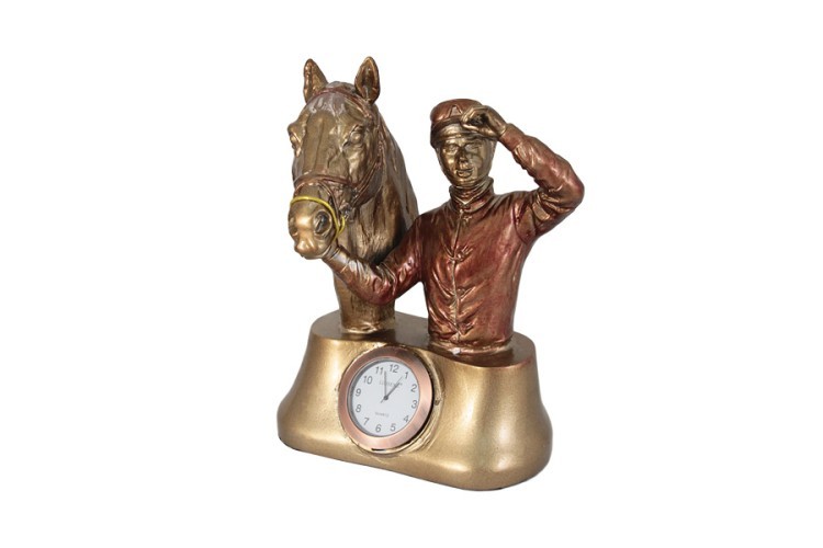 Часы настольные Бюст Жокей с лошадью Lisheng ( LI-LS-1243BT-AL )