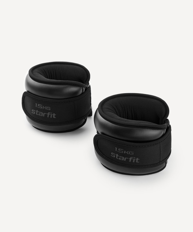 Утяжелители Starfit WT-701, 1,5 кг, черный (2119093)